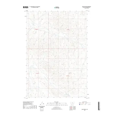 2020 Map of Jeans Fork NW, 2020 Print