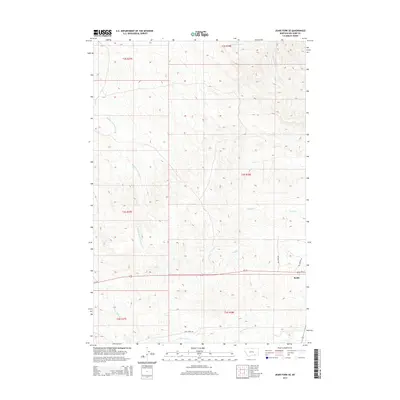 2014 Map of Jeans Fork SE, 2014 Print