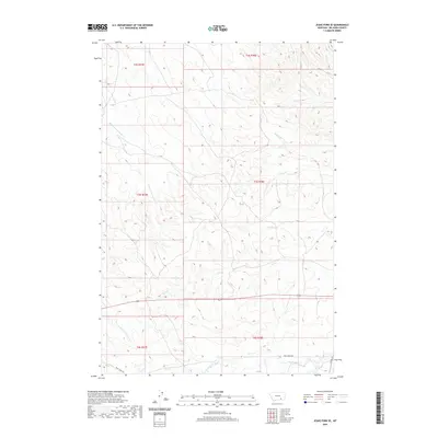 2020 Map of Jeans Fork SE, 2020 Print