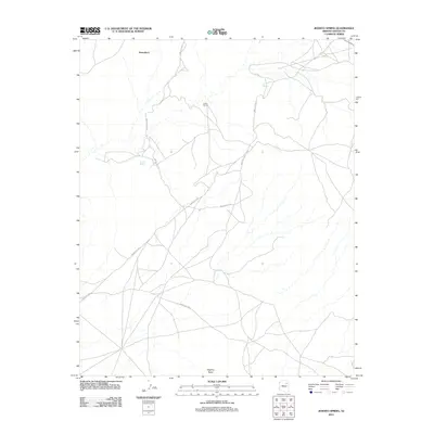2011 Map of Jeddito Spring, 2011 Print