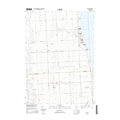 2014 Map of Jeddo, 2014 Print