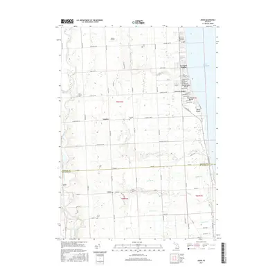2017 Map of Jeddo, 2017 Print
