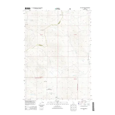 2013 Map of Jeff Cabin Creek, 2013 Print