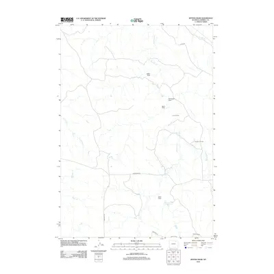 2012 Map of Jeffers Draw, 2012 Print
