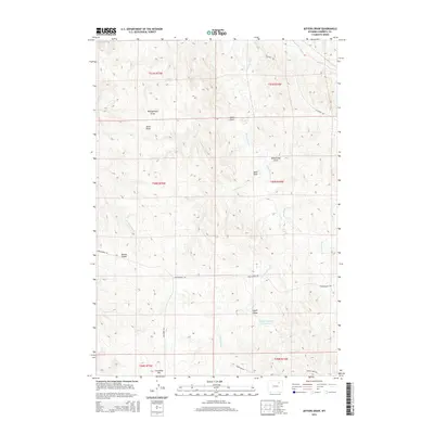 2015 Map of Jeffers Draw, 2015 Print