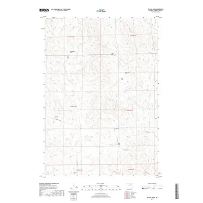 2018 Map of Jeffers Draw, 2018 Print