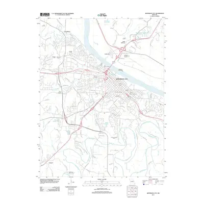 2011 Map of Jefferson City, 2011 Print