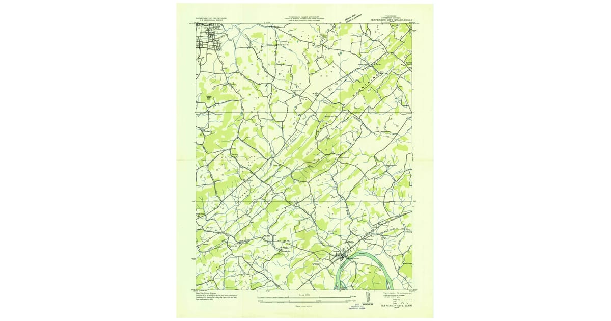 1900s (20th Century) Maps of Mansfield Gap, TN | Pastmaps