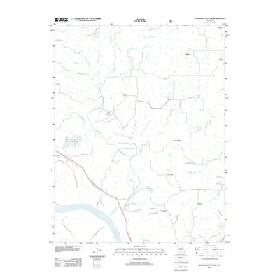 2012 Map of Jefferson City NW, 2012 Print