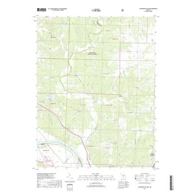 2017 Map of Jefferson City NW, 2017 Print