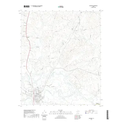 2019 Map of Jefferson, 2019 Print