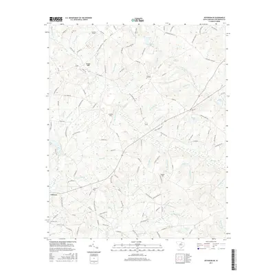 2017 Map of Jefferson NE, 2017 Print