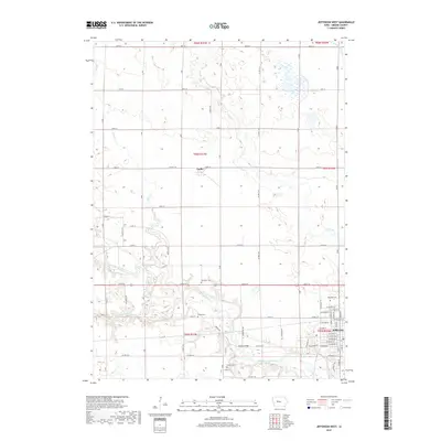 2018 Map of Jefferson West, 2018 Print