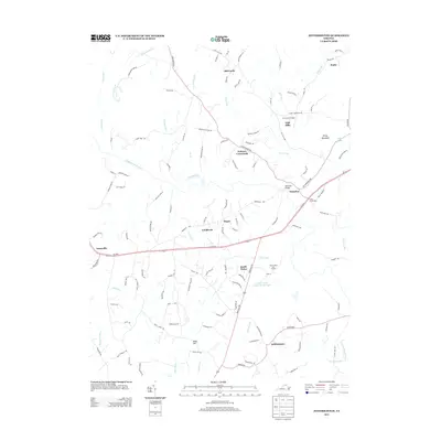 2013 Map of Jeffersonton, 2013 Print