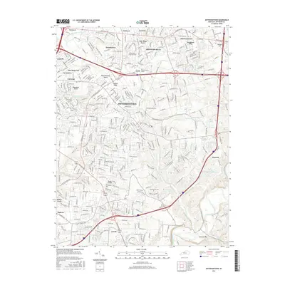 2016 Map of Jeffersontown, 2016 Print