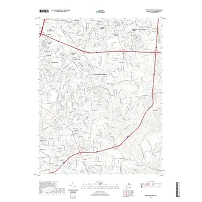 2019 Map of Jeffersontown, 2019 Print