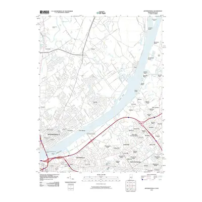 2010 Map of Jeffersonville, 2010 Print