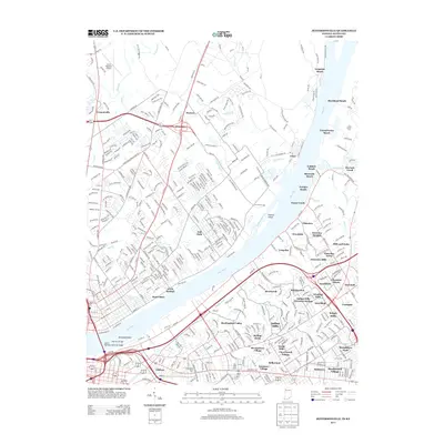 2013 Map of Jeffersonville, 2013 Print