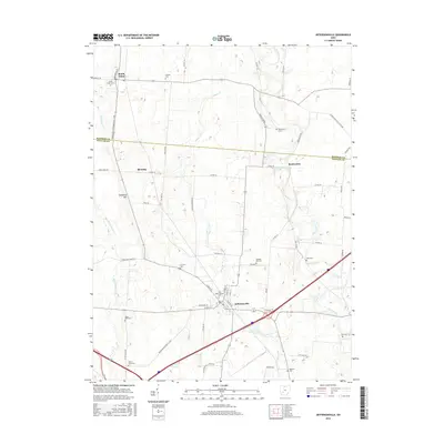 2016 Map of Jeffersonville, 2016 Print