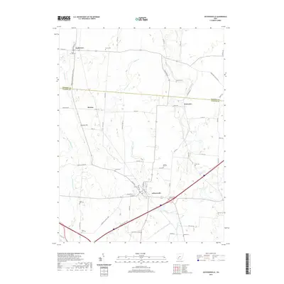 2019 Map of Jeffersonville, 2019 Print