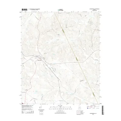 2014 Map of Jeffersonville, 2014 Print