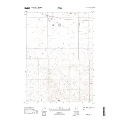 2017 Map of Jeffrey City, 2017 Print