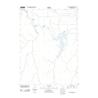 2011 Map of Jeffrey Reservoir, 2011 Print