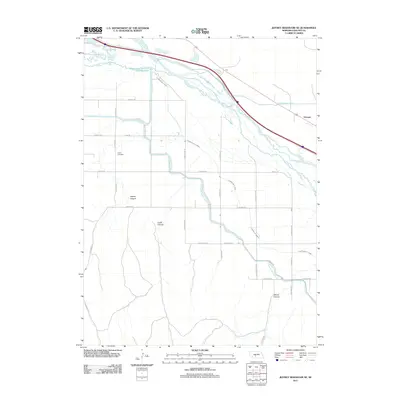 2011 Map of Jeffrey Reservoir NE, 2011 Print