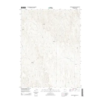 2014 Map of Jeffrey Reservoir SE, 2014 Print