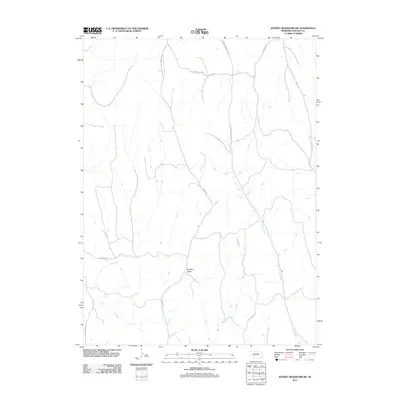 2011 Map of Jeffrey Reservoir SW, 2011 Print
