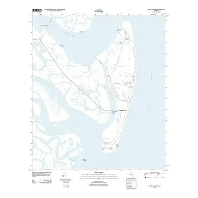 2011 Map of Jekyll Island, 2011 Print