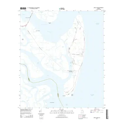 2014 Map of Jekyll Island, 2014 Print