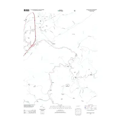2013 Map of Jellico East, 2013 Print