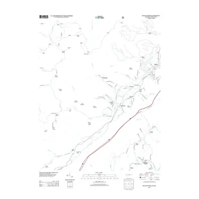 2013 Map of Jellico West, 2013 Print