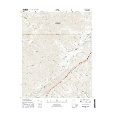 2016 Map of Jellico West, 2016 Print