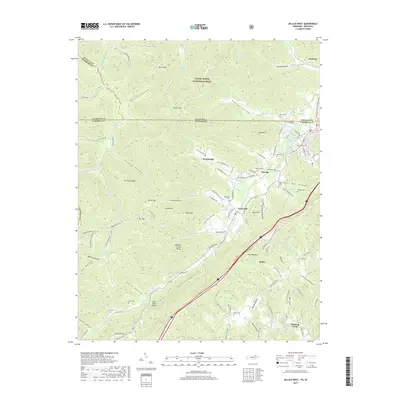 2019 Map of Jellico West, 2019 Print