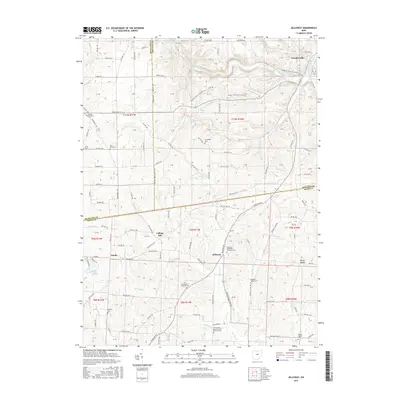 2016 Map of Jelloway, 2016 Print