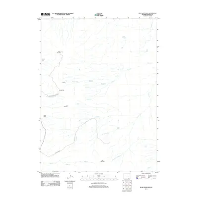 2012 Map of Jelm Mountain, 2012 Print