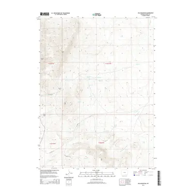 2015 Map of Jelm Mountain, 2015 Print