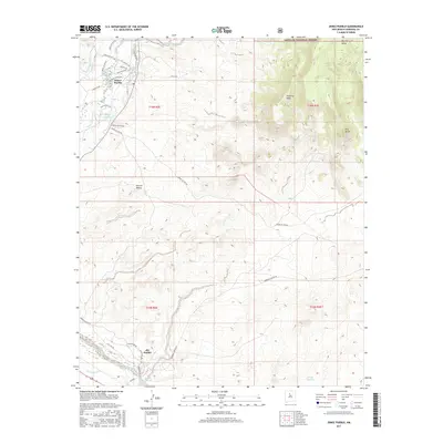 2017 Map of Jemez Pueblo, 2017 Print