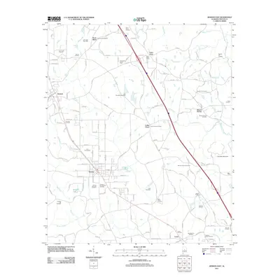 2011 Map of Jemison East, 2011 Print