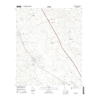 2014 Map of Jemison East, 2014 Print