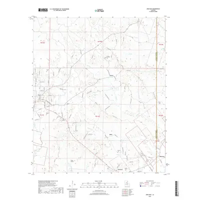 2018 Map of Jena East, 2018 Print