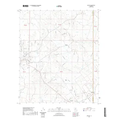 2020 Map of Jena East, 2020 Print