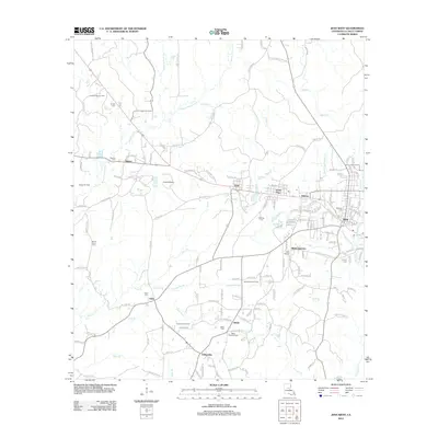 2012 Map of Jena West, 2012 Print