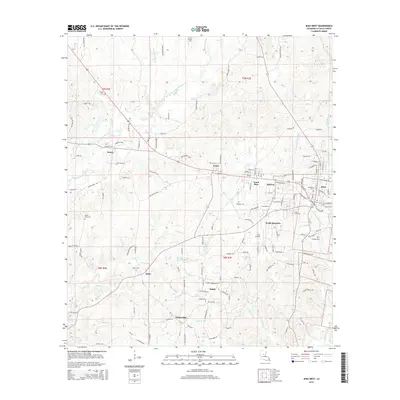 2015 Map of Jena West, 2015 Print