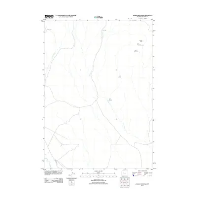 2012 Map of Jenkins Mountain, 2012 Print
