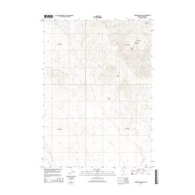 2015 Map of Jenkins Mountain, 2015 Print