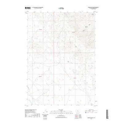 2017 Map of Jenkins Mountain, 2017 Print