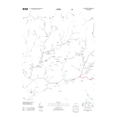 2013 Map of Jenkins West, 2013 Print